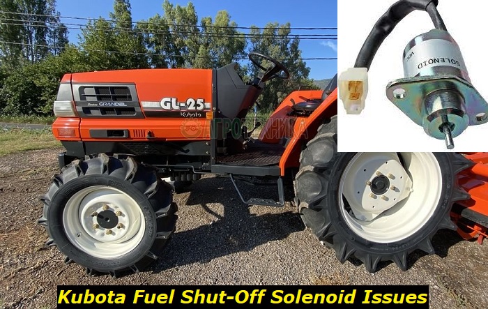 Kubota Fuel Shut Off Solenoid